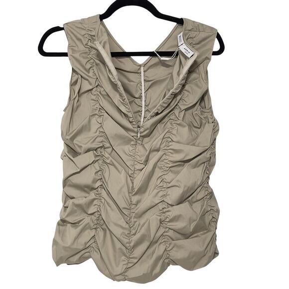 NWTs Akris Punto Ruched Sleeveless Blouse (14) - Picture 4 of 10